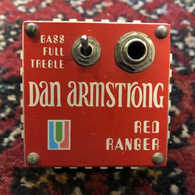 Dan Armstrong Red Ranger Treble Bass Booster Plugin Red